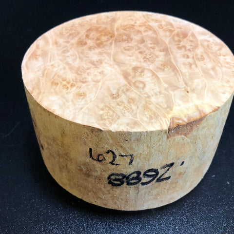 6x3.5 KD Maple Burl Wood Bowl Turning Blank (#00627)