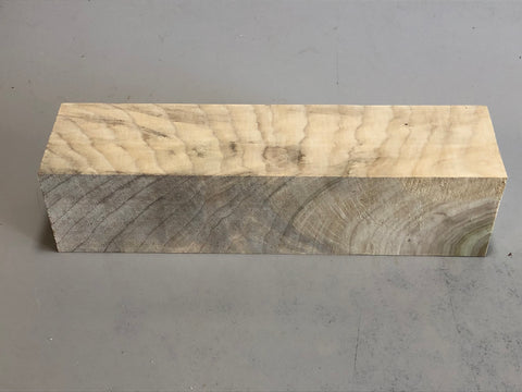 3"x3"x12" KD Figured Poplar Wood Spindle Turning Blank (#002)