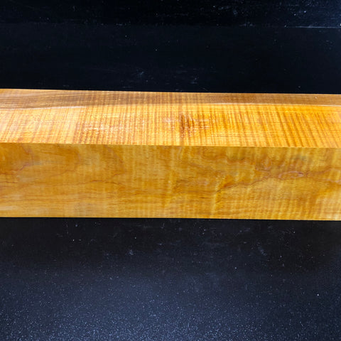 3"x3"x12" KD STABILIZED DYED Curly Maple Wood Spindle Turning Blank (#003)