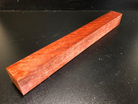 2"x2"x18" KD Figured Bloodwood Spindle Turning Blank (#0027)
