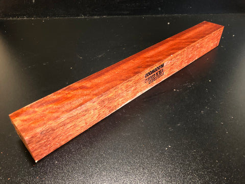2"x2"x18" KD Figured Bloodwood Spindle Turning Blank (#0029)