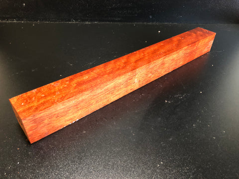 2"x2"x18" KD Figured Bloodwood Spindle Turning Blank (#0033)