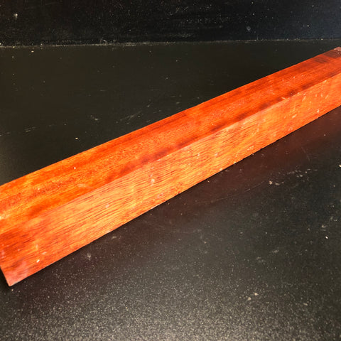 2"x2"x18" KD Figured Bloodwood Spindle Turning Blank (#0035)