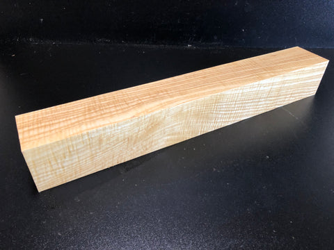 2.5"x2.5"x18" KD Curly Ash Spindle Turning Blank (#0057)