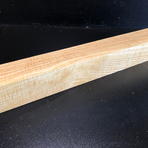 2.5"x2.5"x18" KD Curly Ash Spindle Turning Blank (#0057)
