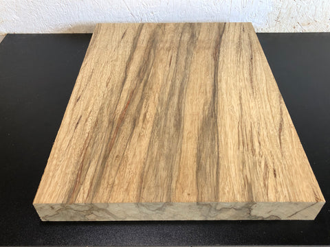 16"x21"x2" KD Black Limba Solid 1 Piece Guitar Body Billet Blank (#0061)
