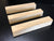 2"x2"x12" KD Curly White Limba (3 pcs) Spindle Turning Blank (#0062)