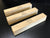 2"x2"x12" KD Curly White Limba (3 pcs) Spindle Turning Blank (#0063)