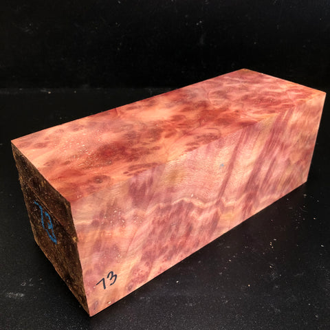 4"x4"x10" Camphor Burl Wood Turning Spindle Blank (#0073)
