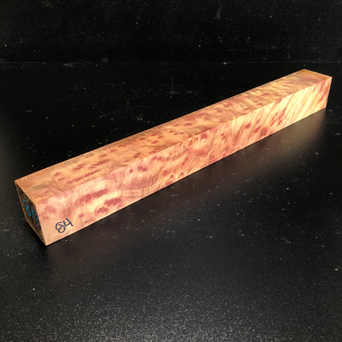 1.5"x1.5"x15.5" Camphor Burl Wood Turning Spindle Blank (#0084)