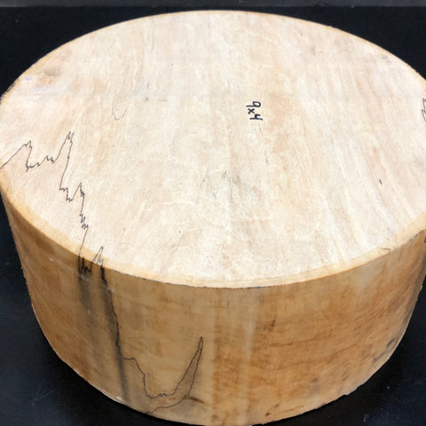 9"x4" KD Spalted Hard Maple Wood Bowl Turning Blank (#00123)