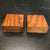 3.5"x3.5"x1.5" KD Figured Torrified Ash (2 pcs) Square Turning Blanks (#0091)