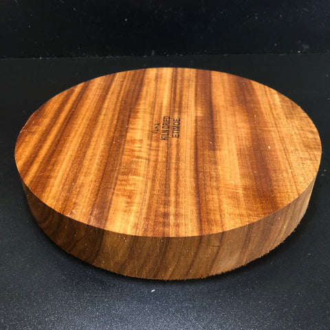 12"x2" KD Figured Etimoe Wood Turning Blank (#00110)