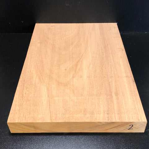 14.25"x21"x2" KD African Mahogany Solid 1 Piece Guitar Body Billet Blank (#002)