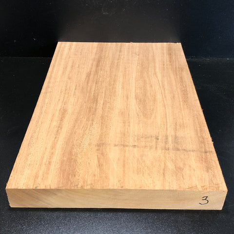 14"x21"x2" KD African Mahogany Solid 1 Piece Guitar Body Billet Blank (#003)