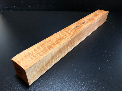 2"x2"x18" KD Figured African Mahogany Spindle Turning Blank (#00123)