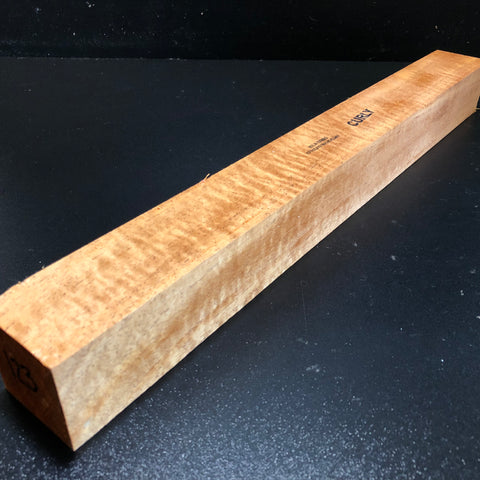 2"x2"x18" KD Figured African Mahogany Spindle Turning Blank (#00123)