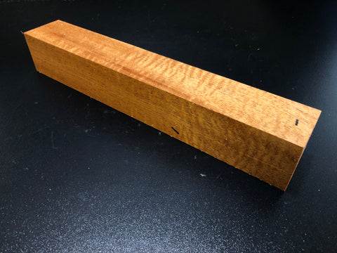 2"x2"x12" KD Figured African Mahogany Spindle Turning Blank (#00124)