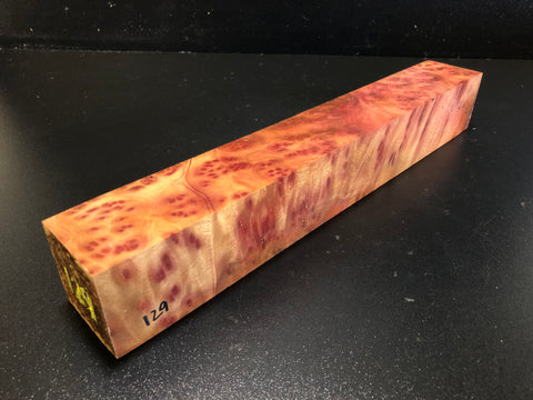 2"x2"x14" Camphor Burl Wood Turning Spindle Blank (#00129)