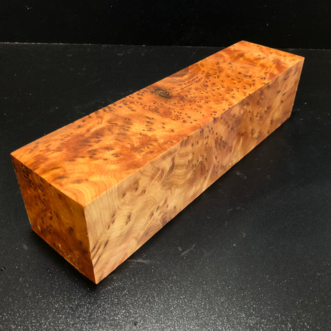 3"x3"x12 Thuya Burl Wood Turning Blank (#00201)
