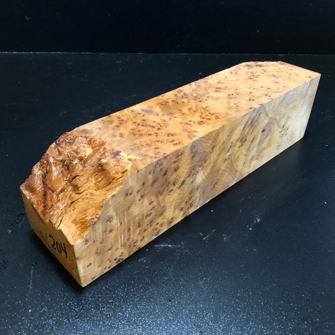 3"x3"x12 Thuya Burl Wood Turning Blank (#00204)