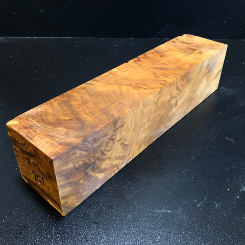 3"x3"x12 Thuya Burl Wood Turning Blank (#00207)