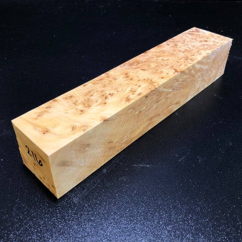 2"x2"x10" KD Yellow Cedar Burl Wood Turning Blank (#00216)