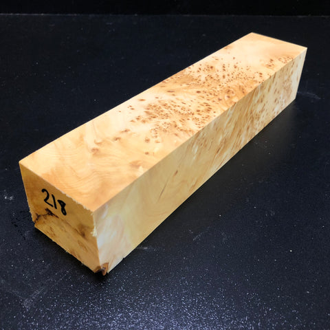 2"x2"x10" KD Yellow Cedar Burl Wood Turning Blank (#00218)