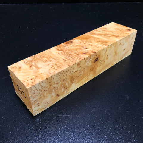 2"x2"x8" KD Yellow Cedar Burl Wood Turning Blank (#00222)