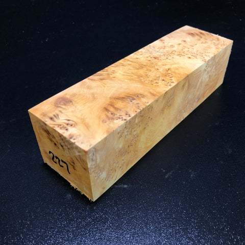 2"x2"x7" KD Yellow Cedar Burl Wood Turning Blank (#00227)