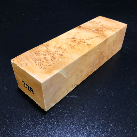 2"x2"x7" KD Yellow Cedar Burl Wood Turning Blank (#00229)
