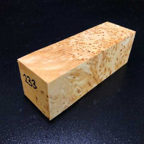 2"x2"x6" KD Yellow Cedar Burl Wood Turning Blank (#00233)