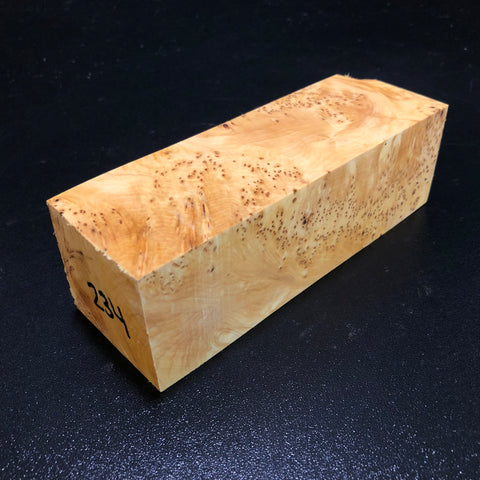 2"x2"x6" KD Yellow Cedar Burl Wood Turning Blank (#00234)