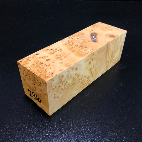 2"x2"x6" KD Yellow Cedar Burl Wood Turning Blank (#00236)