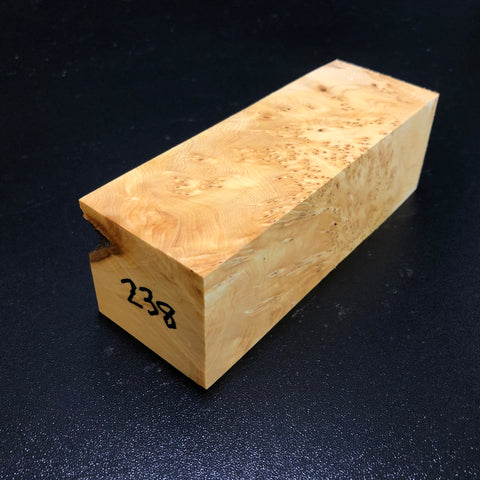 2"x2"x6" KD Yellow Cedar Burl Wood Turning Blank (#00238)
