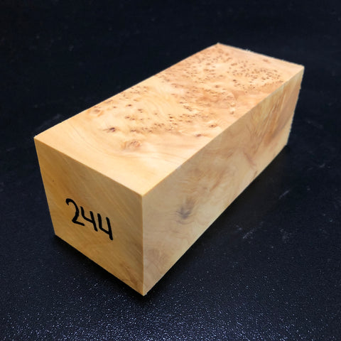 2"x2"x5" KD Yellow Cedar Burl Wood Turning Blank (#00244)