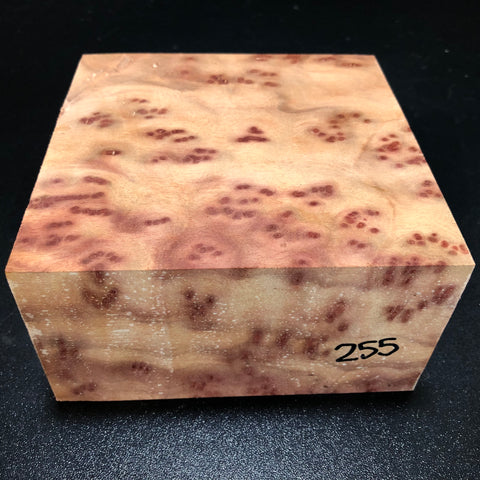5.25"x5.25"x3" Camphor Burl Wood Turning Blank (#00255)