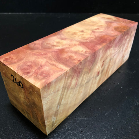 3"x3"x9" Camphor Burl Wood Turning Blank (#00260)