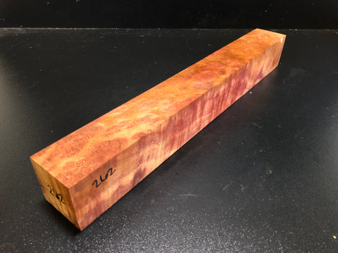 2"x2"x15.5" Camphor Burl Wood Turning Blank (#00262)