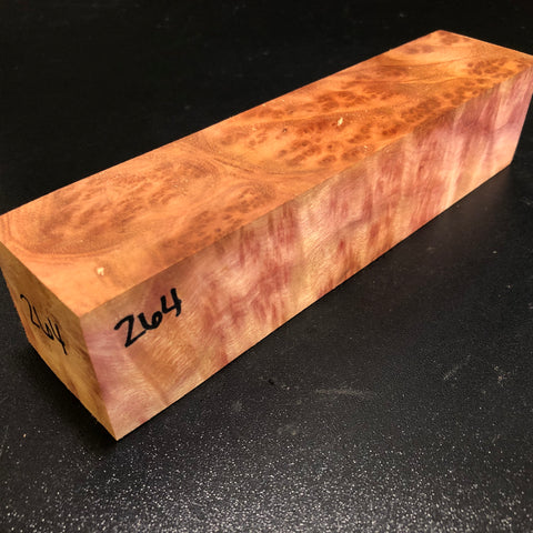 2"x2"x8.5" Camphor Burl Wood Turning Blank (#00264)