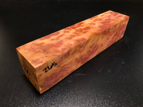 2"x2"x9" Camphor Burl Wood Turning Blank (#00265)