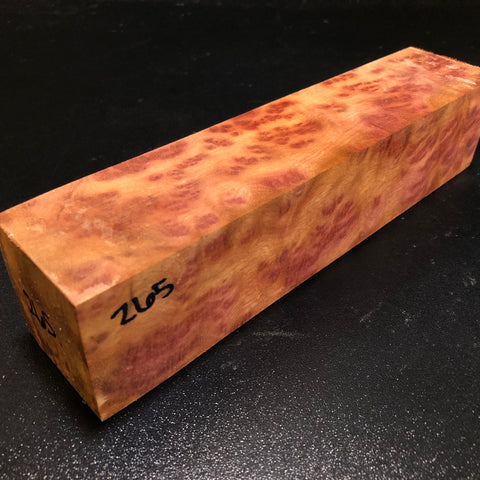 2"x2"x9" Camphor Burl Wood Turning Blank (#00265)