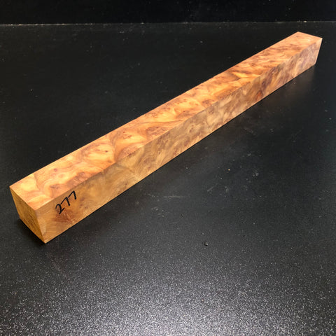 1.5"x1.5"x18" Camphor Burl Wood Turning Blank (#00277)