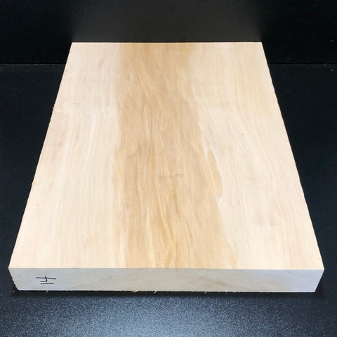 14.5"x21"x2" KD Sycamore Solid 1 Piece Guitar Body Billet Blank (#0014)