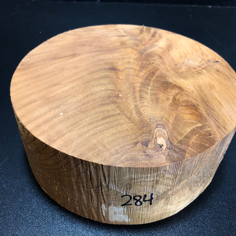 7"x3" KD Figured Teak Wood Bowl Turning Blank (#00284)