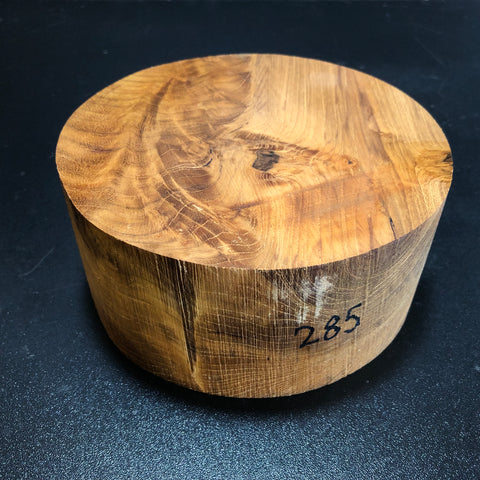 6"x3" KD Figured Teak Wood Bowl Turning Blank (#00285)