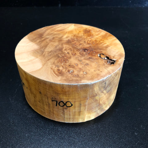 5.5"x2.5" KD Cottonwood Burl Wood Bowl Turning Blank (#700)