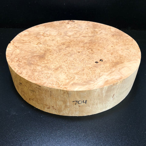 14"x3.25" KD Maple Burl Wood Bowl Turning Blank (#00704)