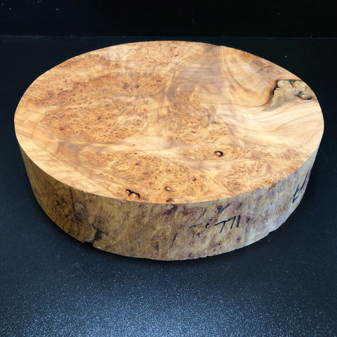 11"x2.5" KD Maple Burl Wood Bowl Turning Blank (#00771)