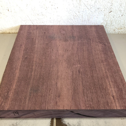 17"x21"x2" KD Purpleheart Solid 1 Piece Guitar Body Billet Blank (#0019)